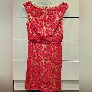 Adrianna Papell fuschia dress size 4p